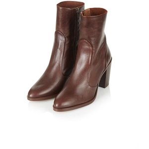 Topshop Magnificent sock boot